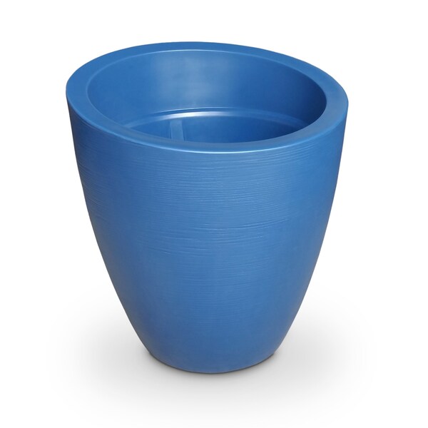 Modesto 30in Round Planter - Neptune Blue